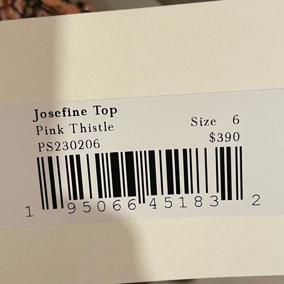Ulla Johnson Josefine top. Color : Pink Thistle New with tags. - Picture 7 of 7